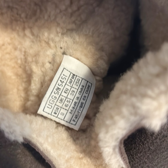 UGG Sandra Boots Suede & Shearling Tall - Picture 6 of 8